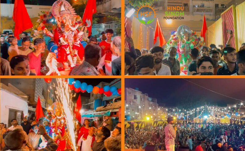 गणेश चतुर्थी 2025 ✨ बड़े श्रद्धा और भक्ति के साथ स्वामीनारायण मंदिर🛕🚩, कराची🇵🇰 में मनाई गई